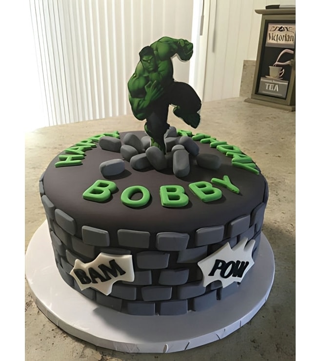 Hulk Smash Cake 1, Hulk Cakes