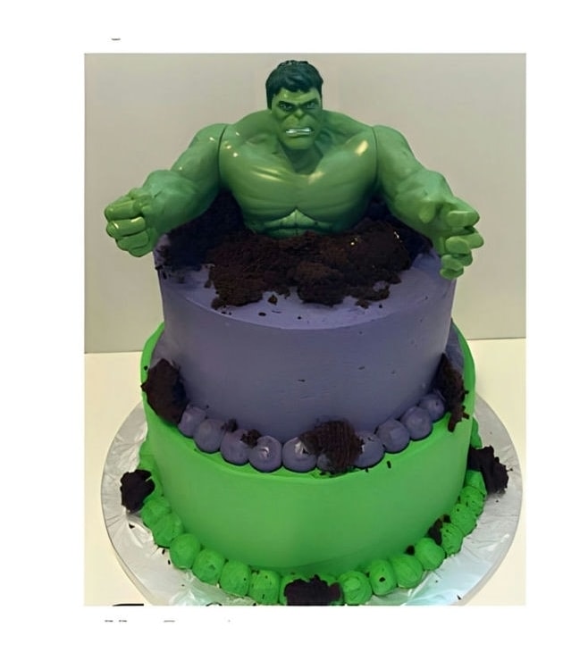Out of the Rubble Hulk Cake