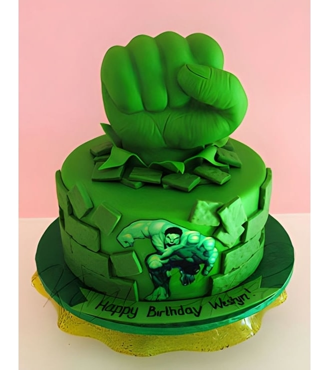 Hulk Fist Cake 2, Hulk Cakes