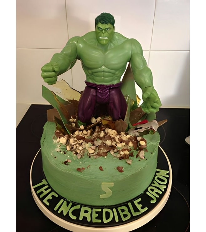 Incredible Hulk Figurine Cake, Superhero Cakes