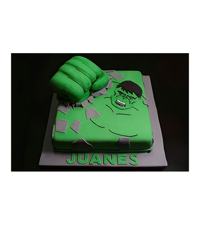 Hulk Fist Sheet Cake