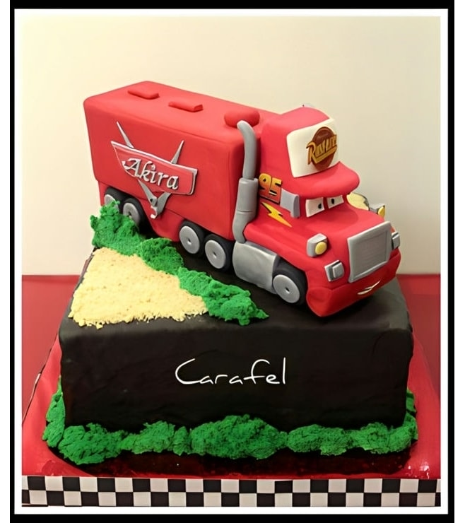 Mack Truck Hauler Cake 1