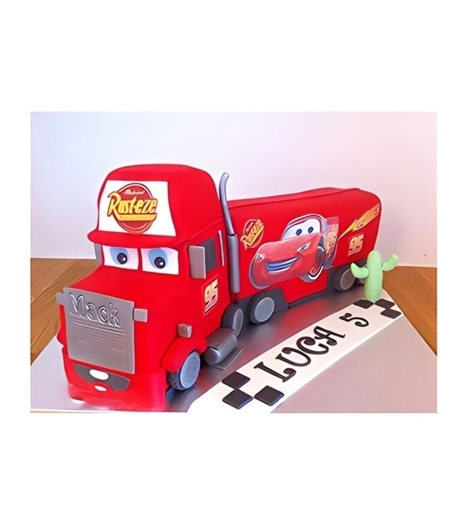 Mack Truck Hauler Cake 2