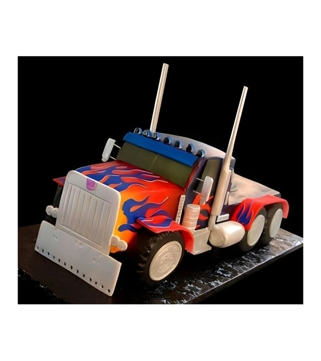 Optimus Prime Truck Cake 3