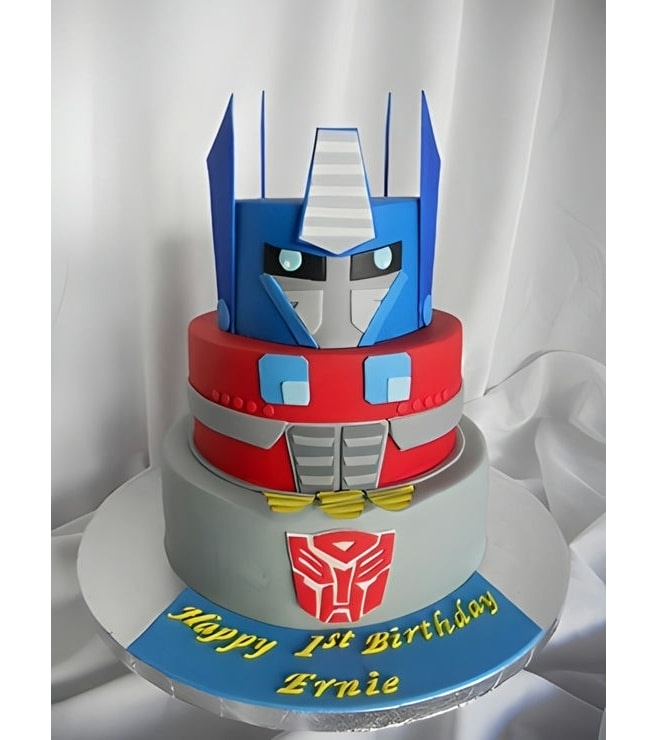 Autobot Tiered Cake, Truck  Cakes
