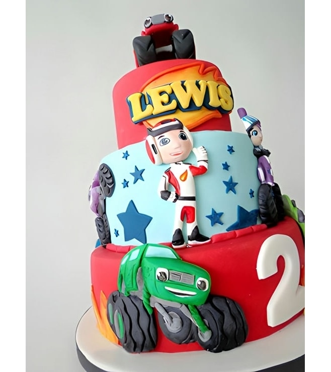 Blaze & The Monster Machines Cake 2, Truck  Cakes