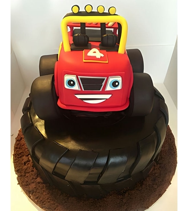 Blaze of Glory Cake, Truck  Cakes