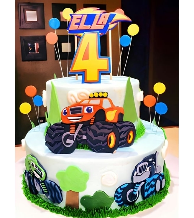 Blaze & The Monster Machines Cake 3, Truck  Cakes