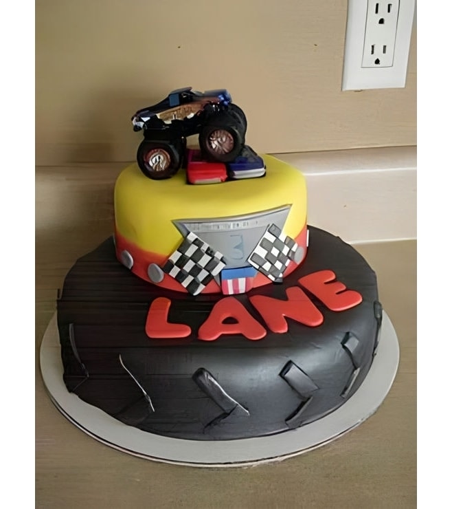 Monster Truck Topper Cake