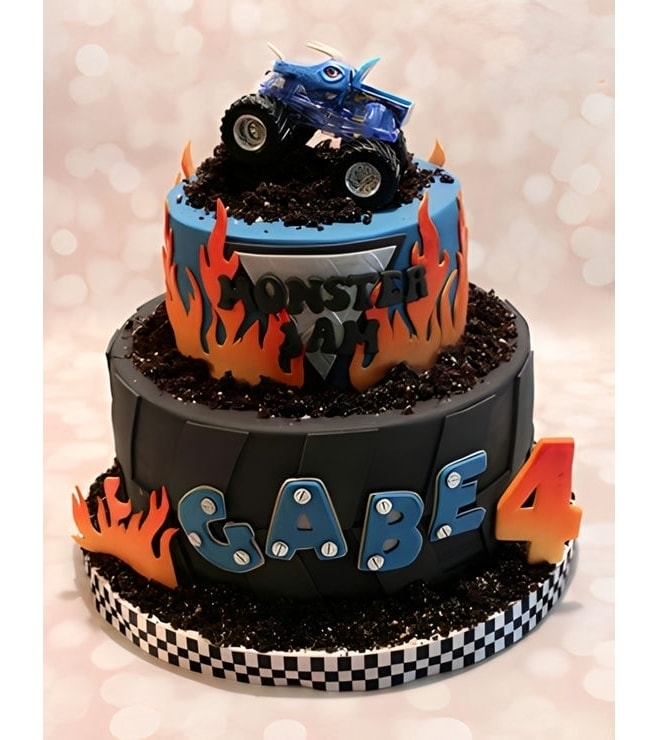 Monster Jam Cake, Truck  Cakes