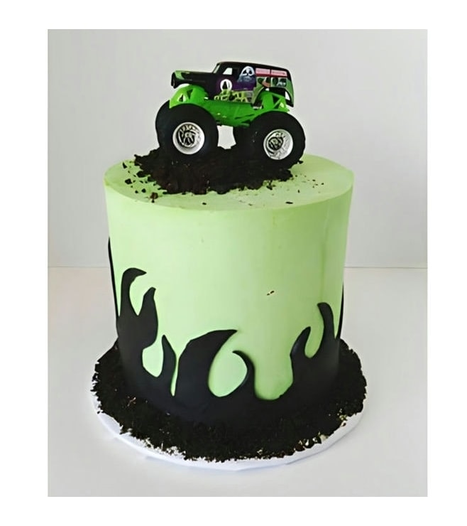Grave Digger team Monster Jam Cake, Truck  Cakes