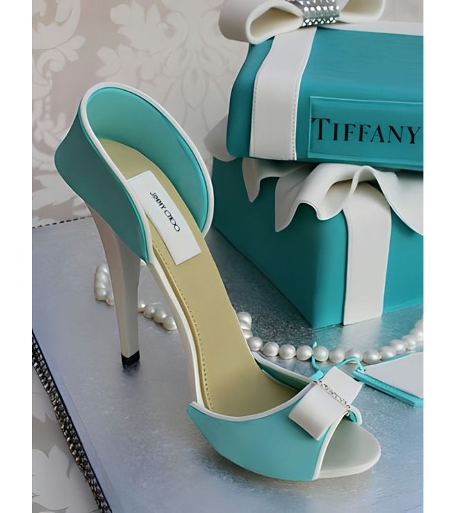 Tiffany Shoe Cake