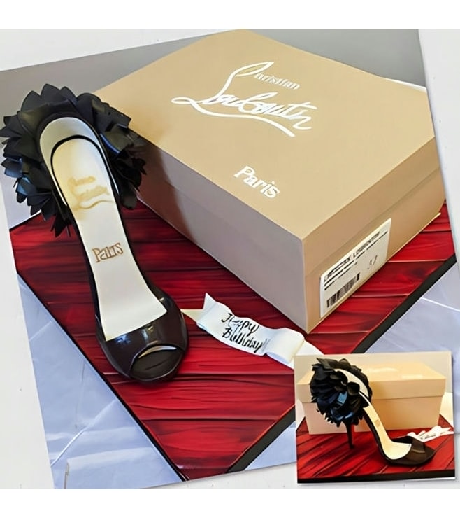 Christian Louboutin Stiletto Shoe Cake 3