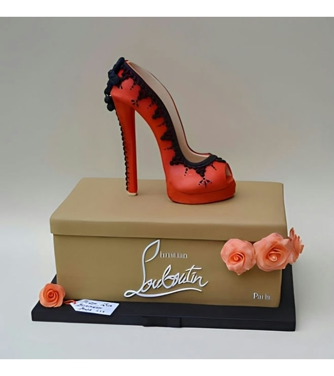 Christian Louboutin Stiletto Shoe Cake 1