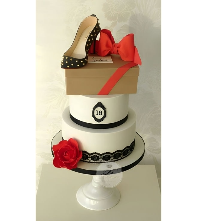 Louboutin Shoe Birthday Cake, Shoe Cakes
