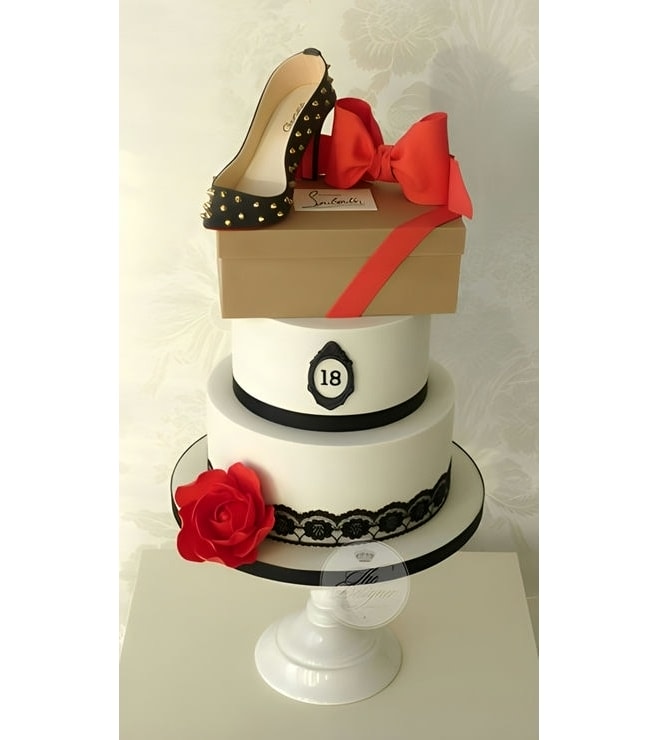 Louboutin Shoe Birthday Cake