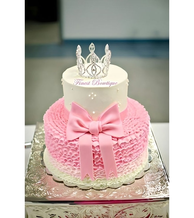 Tiara and Ruffles Princess Cake 3