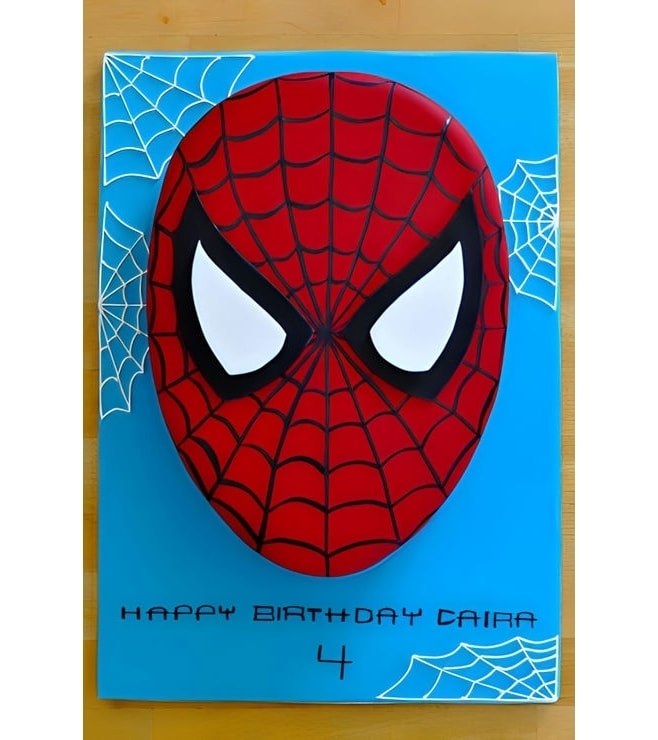Spiderman Mask Cake 2, Spiderman Cakes