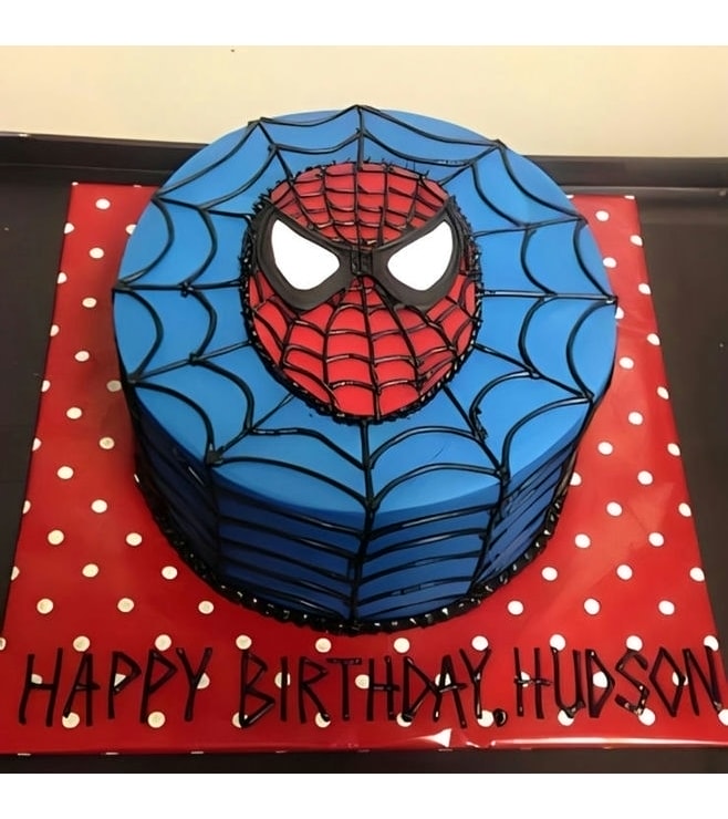 Spiderman Mask Cake 3