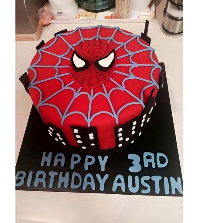 Spiderman Mask Cake 4, Spiderman Cakes