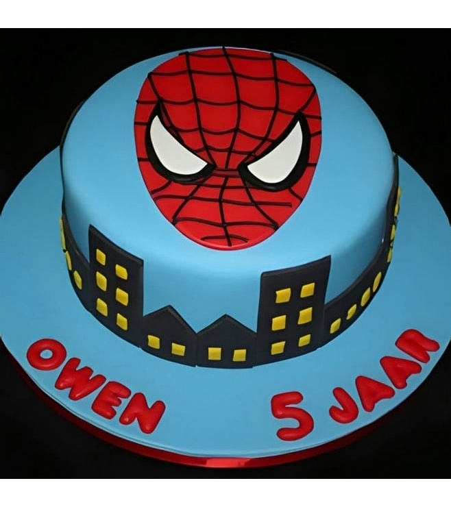 Spiderman Mask Cake 5, Spiderman Cakes
