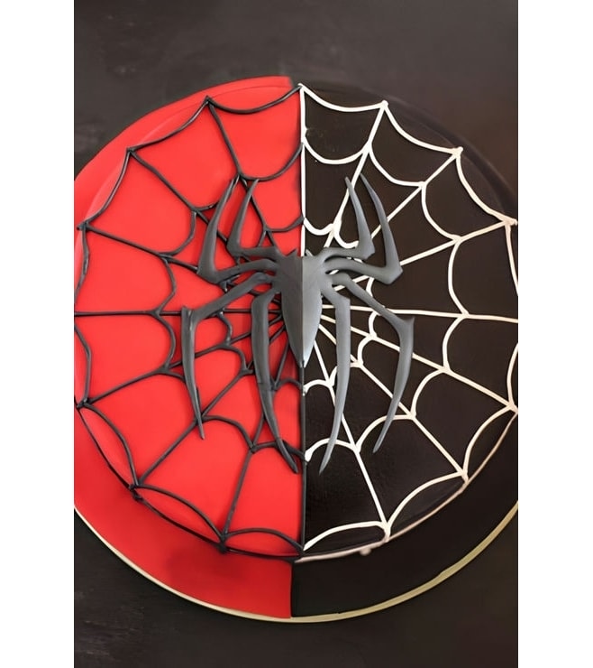 Spiderman Split Cake, Spiderman Cakes