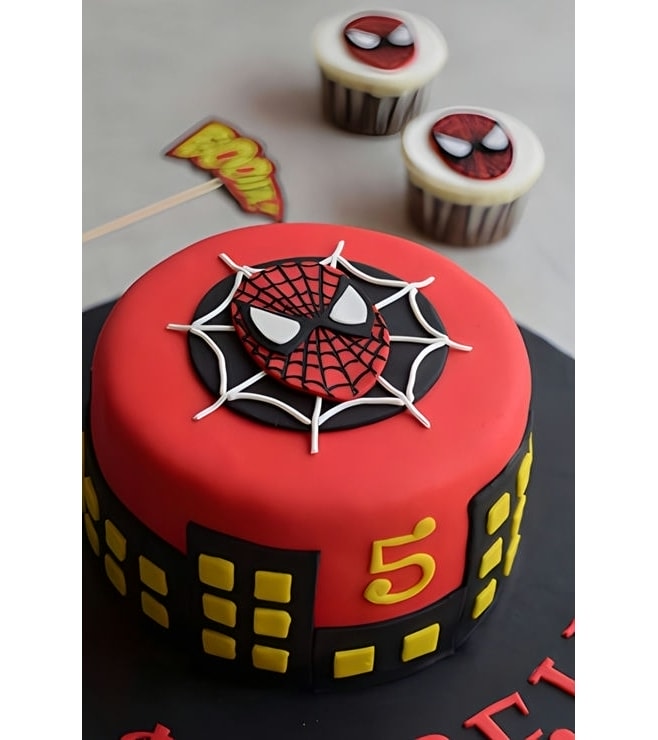 Spiderman Mask Cake, Spiderman Cakes