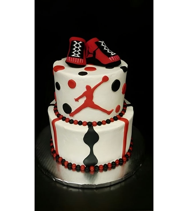 Brand New Jordans Cake, Basketball Cakes