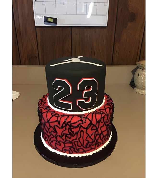 Michael Jordan Tiered Cake