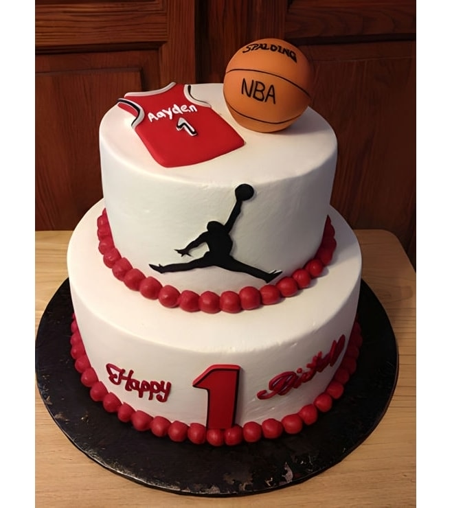 Jumpman Logo, Jersey & Ball Cake