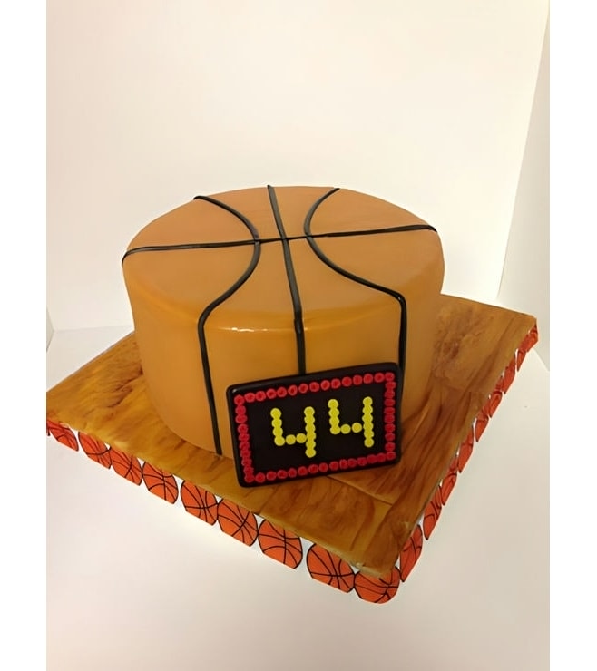 Basketball Court Floor Cake