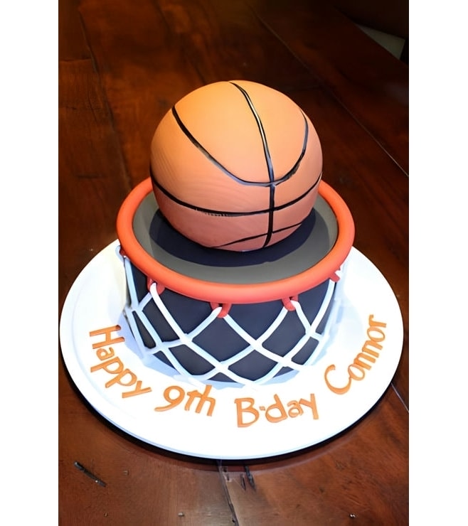 Basket and Ball Cake