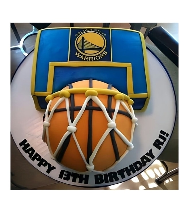 Golden State Warriors Cake, Basketball Cakes
