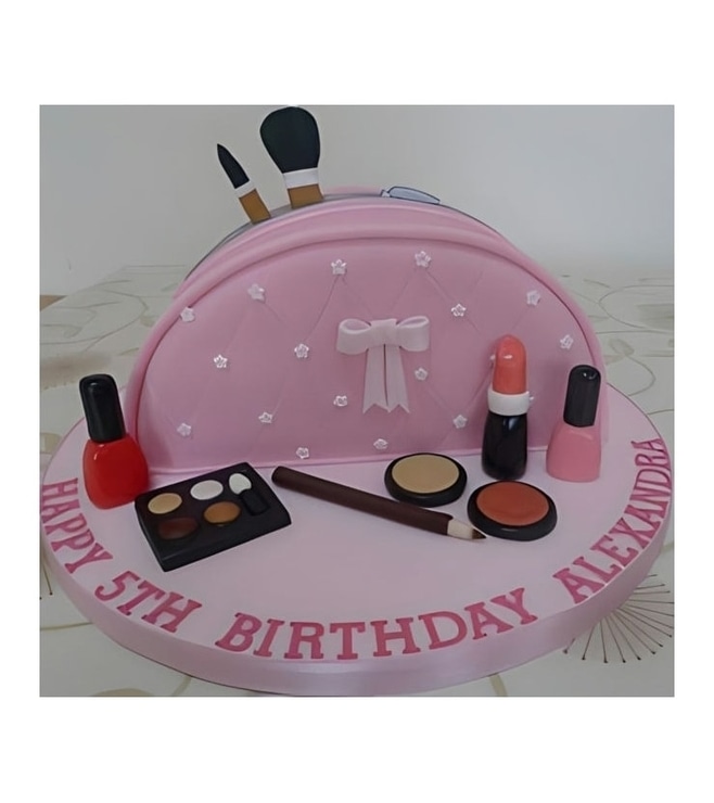 Vanity Case Cake 2, Makeup Cakes