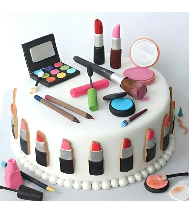 Cosmetics Birthday Cake 1, Girl