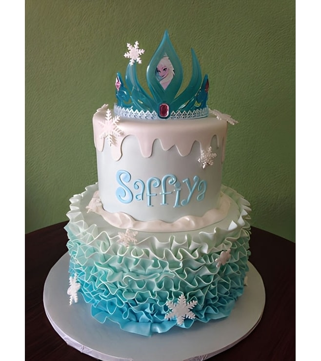 Snow Queen Elsa Cake 2