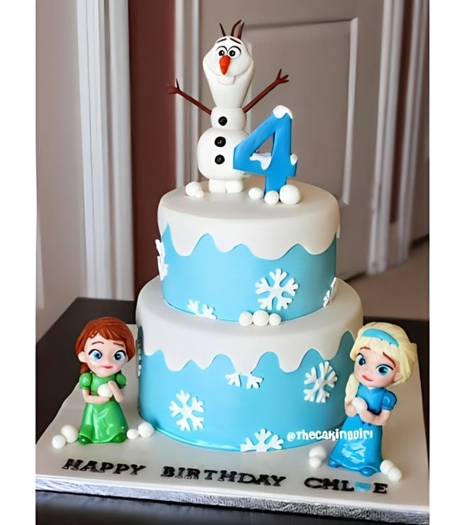Elsa, Anna & Olaf Cake 1, Frozen Cakes