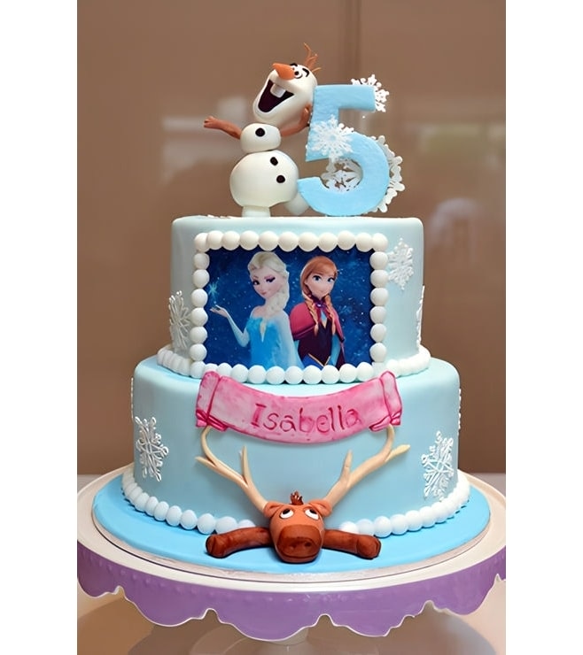 Disney Frozen Themed Cake 3