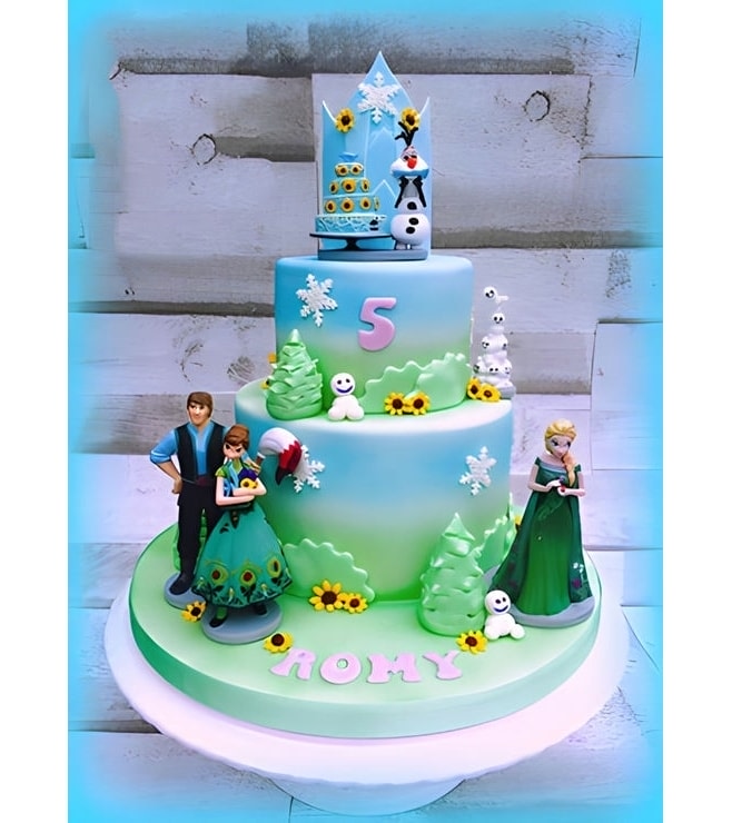 Disney Frozen Themed Cake 4