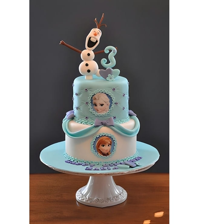 Elsa, Anna & Olaf Cake 2, Frozen Cakes