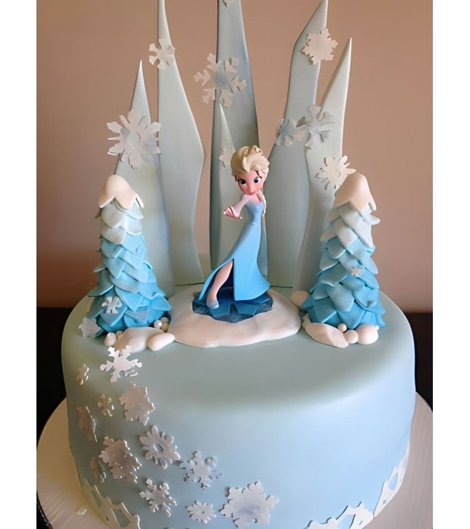 Snow Queen Elsa Cake 1
