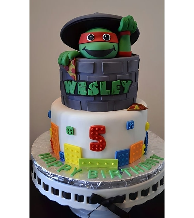 Surprise Ninja Turtle Cake