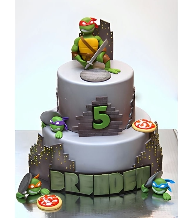 From The Shadows Ninja Turtle Cake, Ninja Turtle Cakes