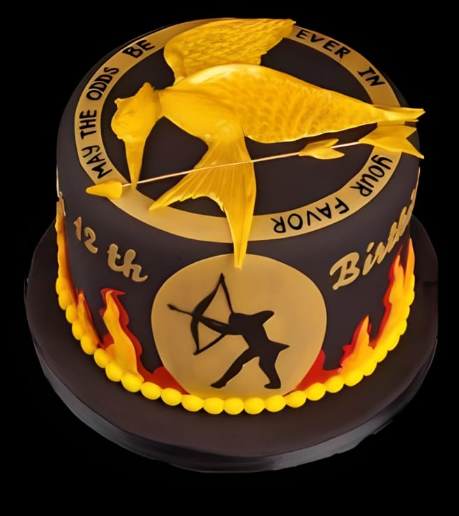Hunger Games Silhouette Cake, Gamer Cakes