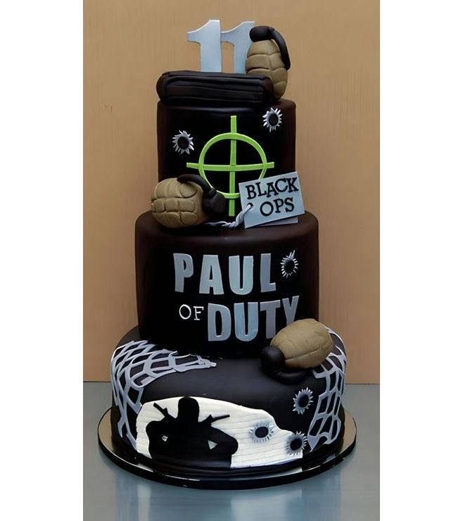 Call of Duty Black Ops Cake 2, Gamer Cakes