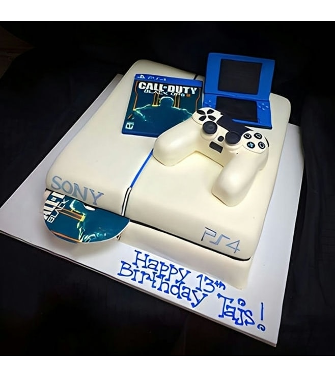 Playstation 4 Cake, Gamer Cakes
