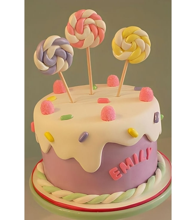 Lollipops & Jellybeans Cake
