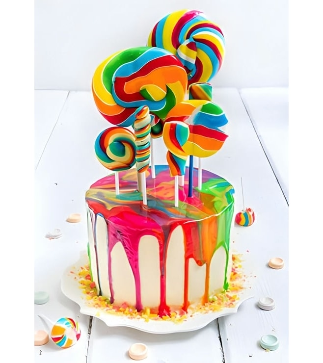Swirly Lollipops  Cake 2