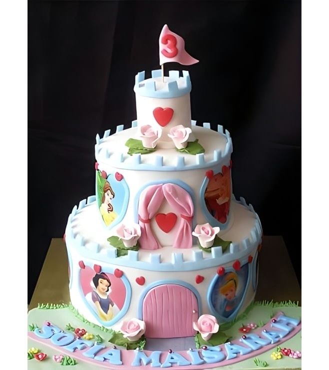 Disney Princess Castle Cake, Castle Cakes