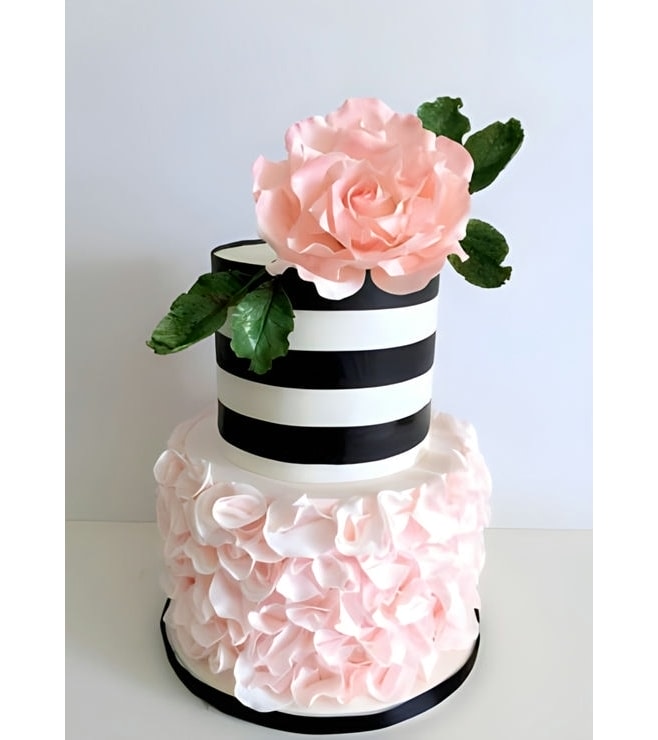 Fashionista Floral Cake, Pink Cakes